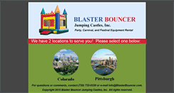 Desktop Screenshot of blasterbouncer.com
